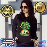Snoopy and charlie rainbow st patrick's day Hoodie