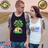Snoopy and charlie rainbow st patrick's day Tank Top