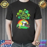Snoopy and charlie rainbow st patrick's day shirt