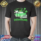 Snoopy car here for the shenanigans shirt