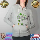 Snoopy clover happy patrick's day Full Zip Hooded