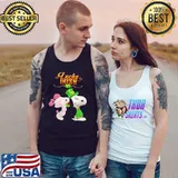 Snoopy couple Lucky Irish Tank Top