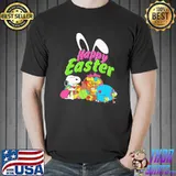 Snoopy Happy Easter Art Eggs shirt