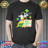 Snoopy happy patrick's day shirt