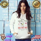 Snoopy happy valentine's day me with lots of warm hugs for you shirt
