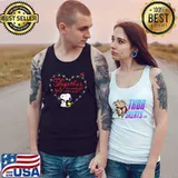 Snoopy heart together is a wonderful place to be Tank Top