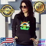 Snoopy rainbows happy st patrick's day shirt