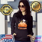 Snoopy we wear orange multiple sclerosis awareness Hoodie