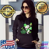 Snoopy woodstock clover Happy Saint Patrick's Day Shirt Hoodie