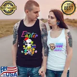 Snoopy woodstock Happy Easter art Tank Top