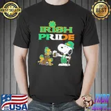 Snoopy woodstock irish pride shirt