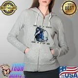 Soul Of A Witch Heart Of A Cat Mom Shirt Full Zip Hooded
