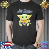 Star wars baby Yoda hug fort valley state university shirt