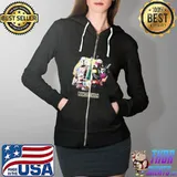 Star wars the mandalorian boba fett team up Full Zip Hooded
