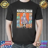 Star wars the mandalorian character grid this is the way Unisex