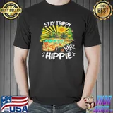 Stay trippy little hippie bus love sunflower shirt
