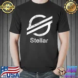 Stellar lumens xlm crypto decentralized blockchain network shirt