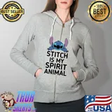 Stitch is my Spirit animal Full Zip Hooded
