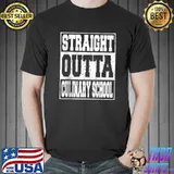 Straight Outta Culinary School Funny 2022 Graduation T-Shirt