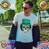 SUGAR SKULL LEPRECHAUN DIA DE LOS MUERTES ST PATRICK'S T-Shirt Unisex