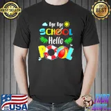 Summer time goodbye school hello pool mermaid students Unisex