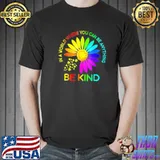 Sunflower Autism Awareness Be Kind Puzzle Mom Support T-Shirt