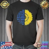 Sunflower Ukraine flag take these seeds stand with Ukraine shirt