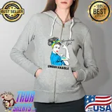 Support Ukraine Girl Unbreakable Strong Ukrainian Flag Pride T-Shirt Full Zip Hooded