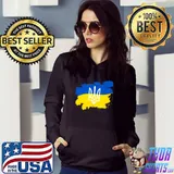 Support Ukraine I Stand With Ukraine Flag Free T-shirt
