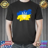 Support Ukraine I Stand With Ukraine Flag Free T- Unisex