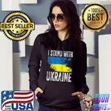 Support Ukraine I Stand With Ukraine Flag T-shirt