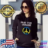 Support Ukraine Stand I With Ukraine Ukrainian Flag America T-Shirt