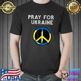Support Ukraine Stand I With Ukraine Ukrainian Flag America T-Shirt Unisex