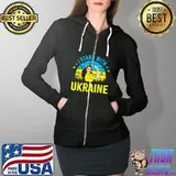 Support Ukraine Strong Women Girls I Stand With Ukraine Gift T-Shirt Full Zip Hooded