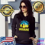 Support Ukraine Strong Women Girls I Stand With Ukraine Gift T-Shirt