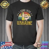 Support Ukraine Strong Women Girls I Stand With Ukraine T-Shirt