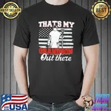 That's My Grandson Out There Lacrosse Shirt Unisex
