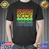 There Are Only Two Hard Problems In Computer Science Shirt