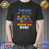 This boy of my heart calls me didi Autism Awareness T-Shirt