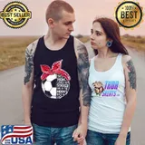 This Mom Loves Her Soccer Girl Players Mother’s Day T-Shirt Tank Top