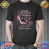 This Queen Was Born In March 20 Living My Blessed Life T- Unisex