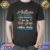 Top Autism Mom Shirt Autism Awareness Autism Is A Journey Premium T-Shirt Unisex