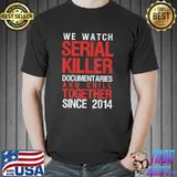 True Crime Couple 2014 Serial Killer Documentaries and Chill T-Shirt