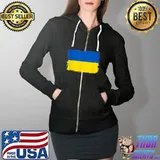 Ukraine Flag - Ukrainian Flag - Ukraine T-Shirt Full Zip Hooded