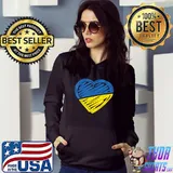 Ukraine Flag Ukrainian Heart T-Shirt