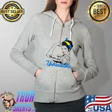 Ukrainian Tshirt Women Girl Unbreakable Ukraine Flag T-Shirt Full Zip Hooded