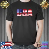USA Patriotic American Flag For Men Women Kids Boys Girls T-Shirt Unisex