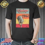 Vintage Best Of 1962 60th Birthday 60 year old T-shirt
