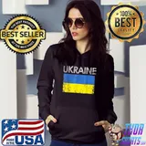 Vintage Ukraine Ukrainian Flag Pride Gift T-Shirt