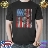 Vintage US America Flag Scouting Scout Law T-Shirt